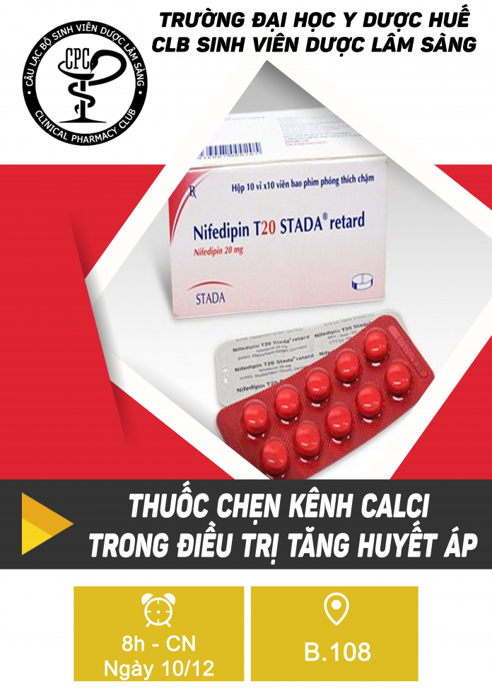 Thuốc chẹn kênh Calci trong điều trị tăng huyết áp