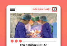 THỬ NGHIỆM COP-AF: COLCHICINE TRONG PHÒNG NGỪA RUNG NHĨ CHU PHẪU SAU PHẪU THUẬT LỒNG NGỰC LỚN Thu nghiem COP-AF