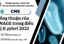 ĐỒNG THUẬN CỦA VNAGE TRONG ĐIỀU TRỊ HELICOBACTER PYLORI 2022